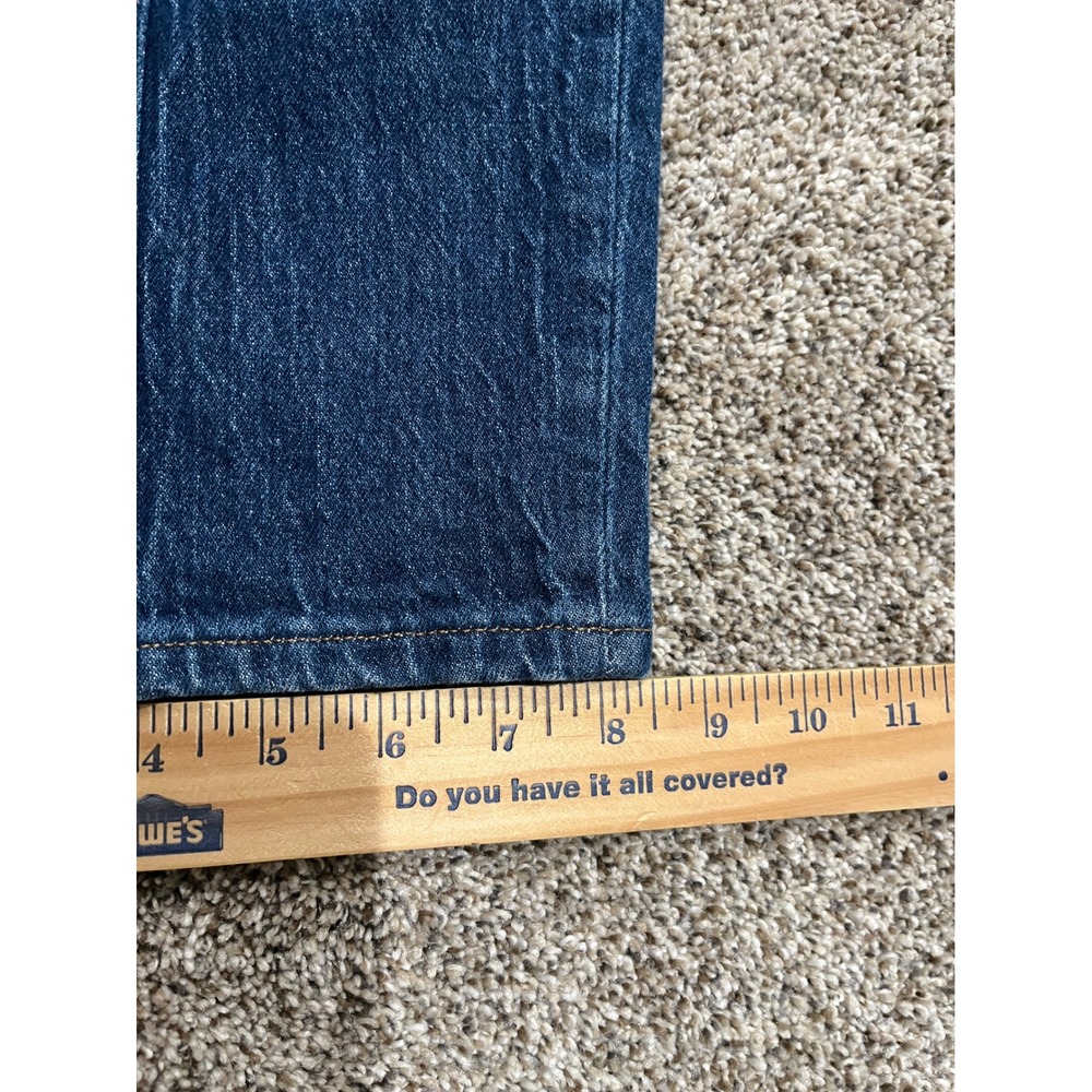 Madewell The Perfect Vintage Straight Jean Seamed Dark Wash Denim Size 38 x 28‎ - Picture 8 of 9